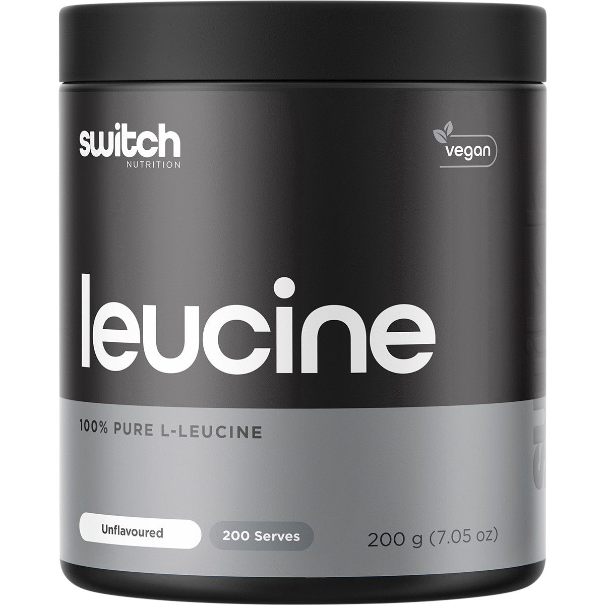 Switch Nutrition Leucine 100% Pure L-leucine Unflavoured 200g - Cutprice Online