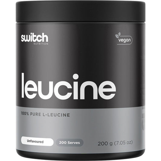 Switch Nutrition Leucine 100% Pure L-leucine Unflavoured 200g - Cutprice Online