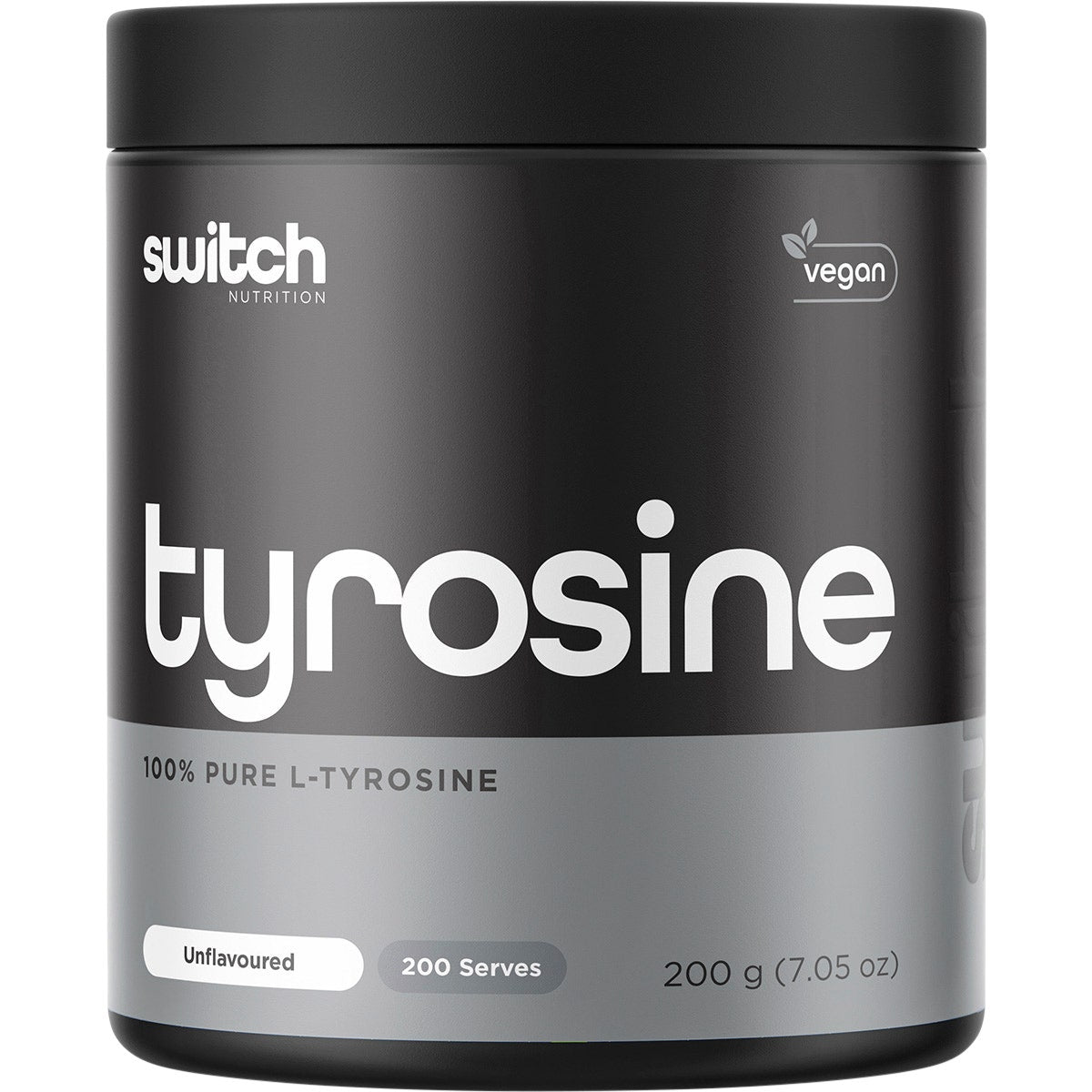 Switch Nutrition Tyrosine 100% Pure L-tyrosine Unflavoured 200g - Cutprice Online