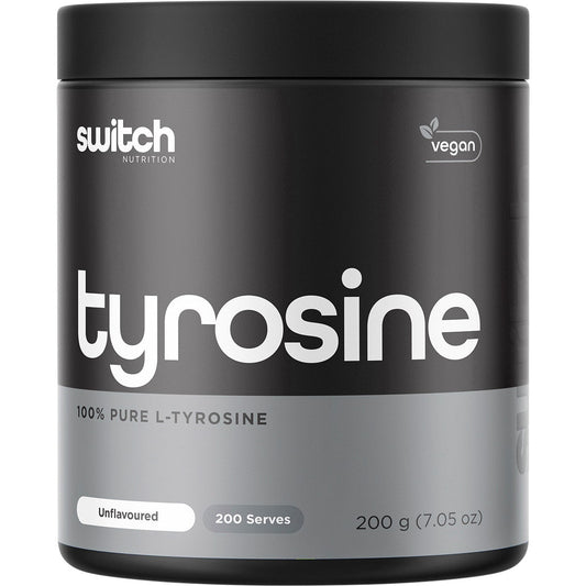 Switch Nutrition Tyrosine 100% Pure L-tyrosine Unflavoured 200g - Cutprice Online