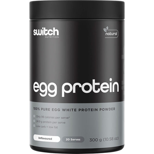 Switch Nutrition Egg White Protein Powder Unflavoured 300g - Cutprice Online