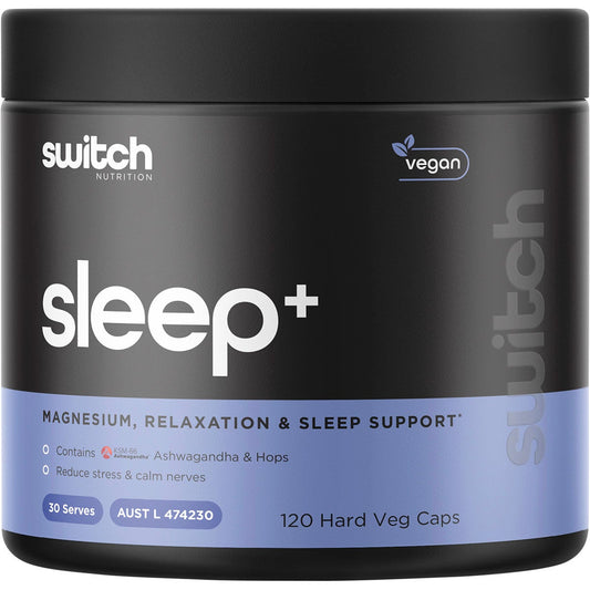 Switch Nutrition Sleep+ Magnesium 120 Cap - Cutprice Online