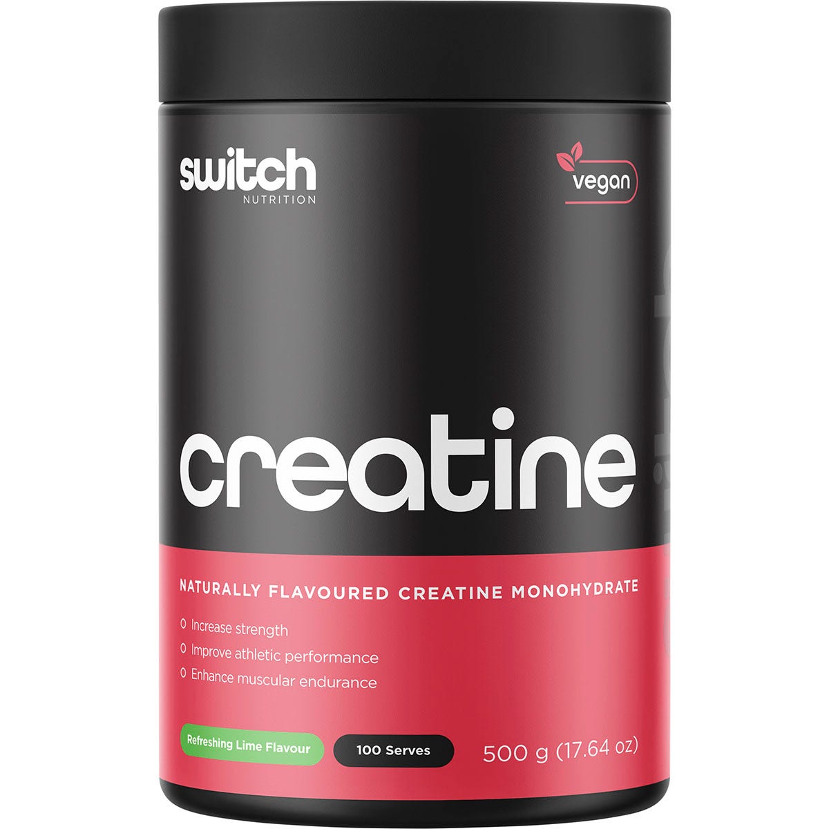 Switch Nutrition Creatine Monohydrate Refreshing Lime 500g - Cutprice Online