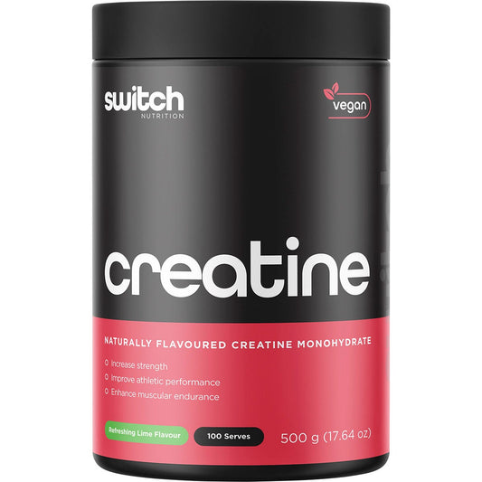 Switch Nutrition Creatine Monohydrate Refreshing Lime 500g - Cutprice Online