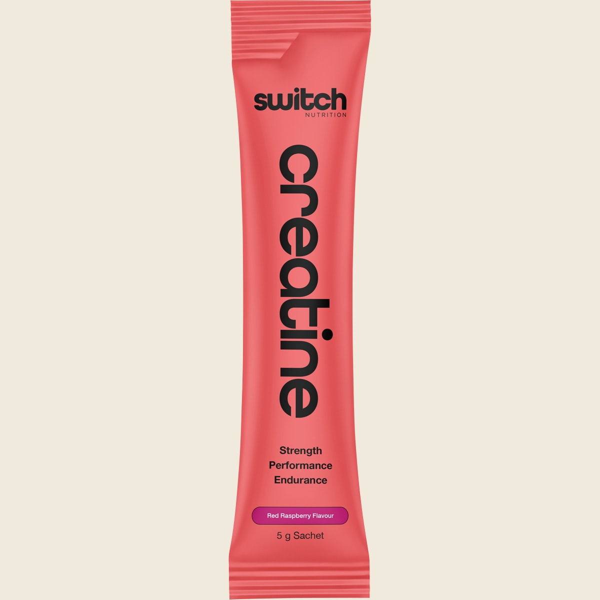Switch Nutrition Creatine Monohydrate Sachets Red Raspberry 20x5g
