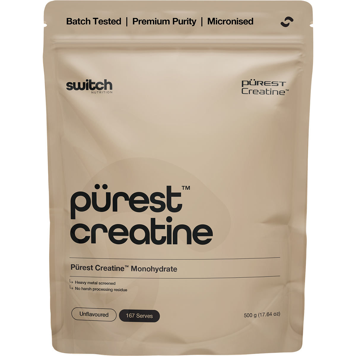 Switch Nutrition Purest Creatine Monohydrate 500g