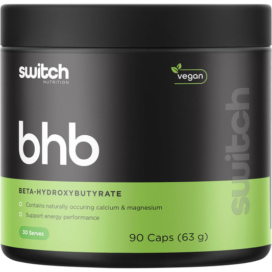 Switch Nutrition BHB Beta-Hydroxybutyrate 90 Caps - Cutprice Online