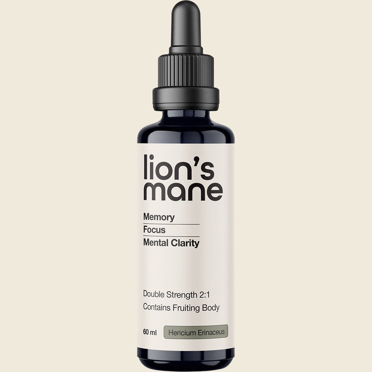 Switch Nutrition Lion's Mane Double Strength 2:1 Mushroom Liquid Extract 60ml