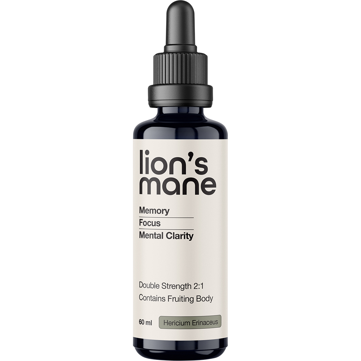 Switch Nutrition Lion's Mane Double Strength 2:1 Liquid Mushroom Extract 60ml