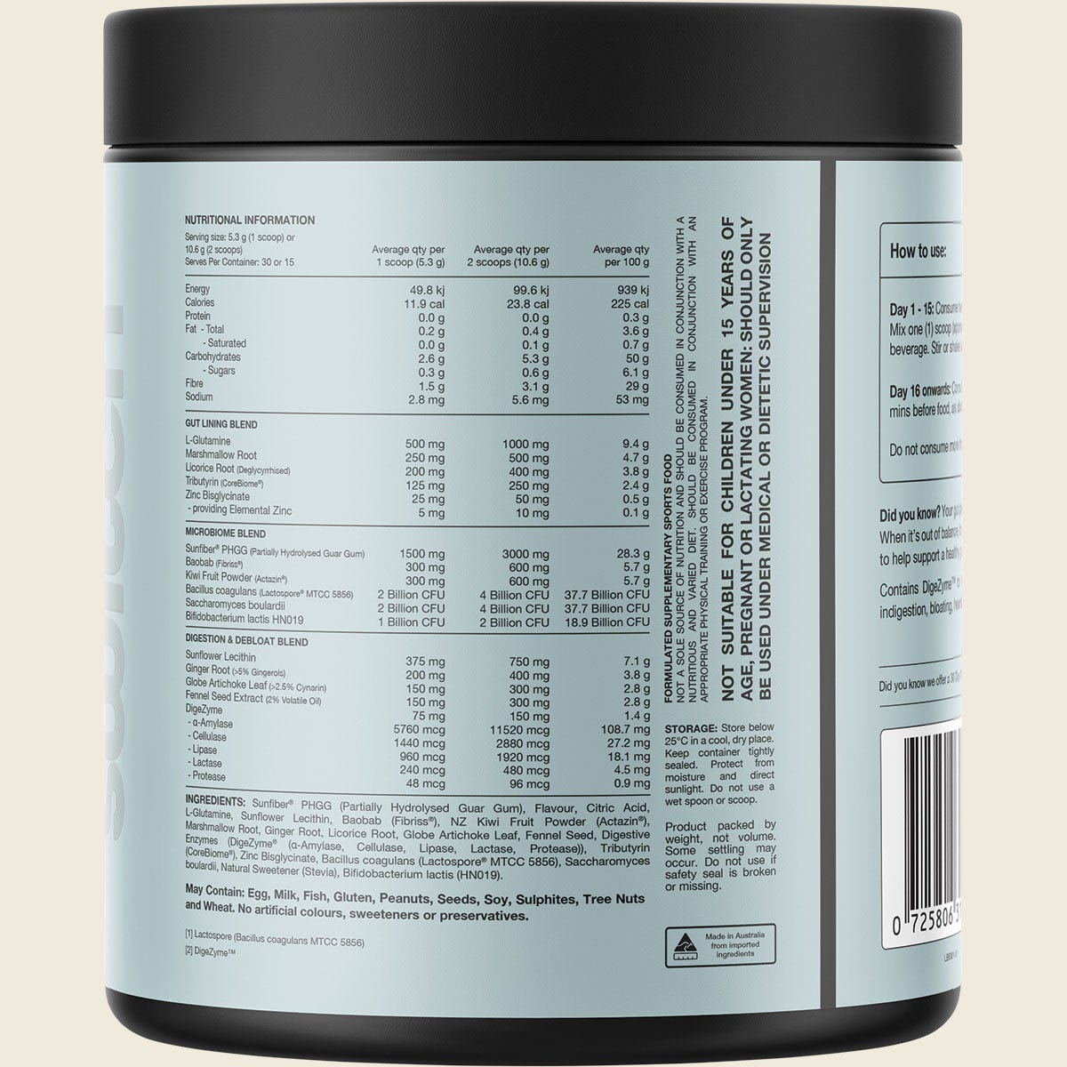Switch Nutrition Gut Restore Mango Pineapple 159g