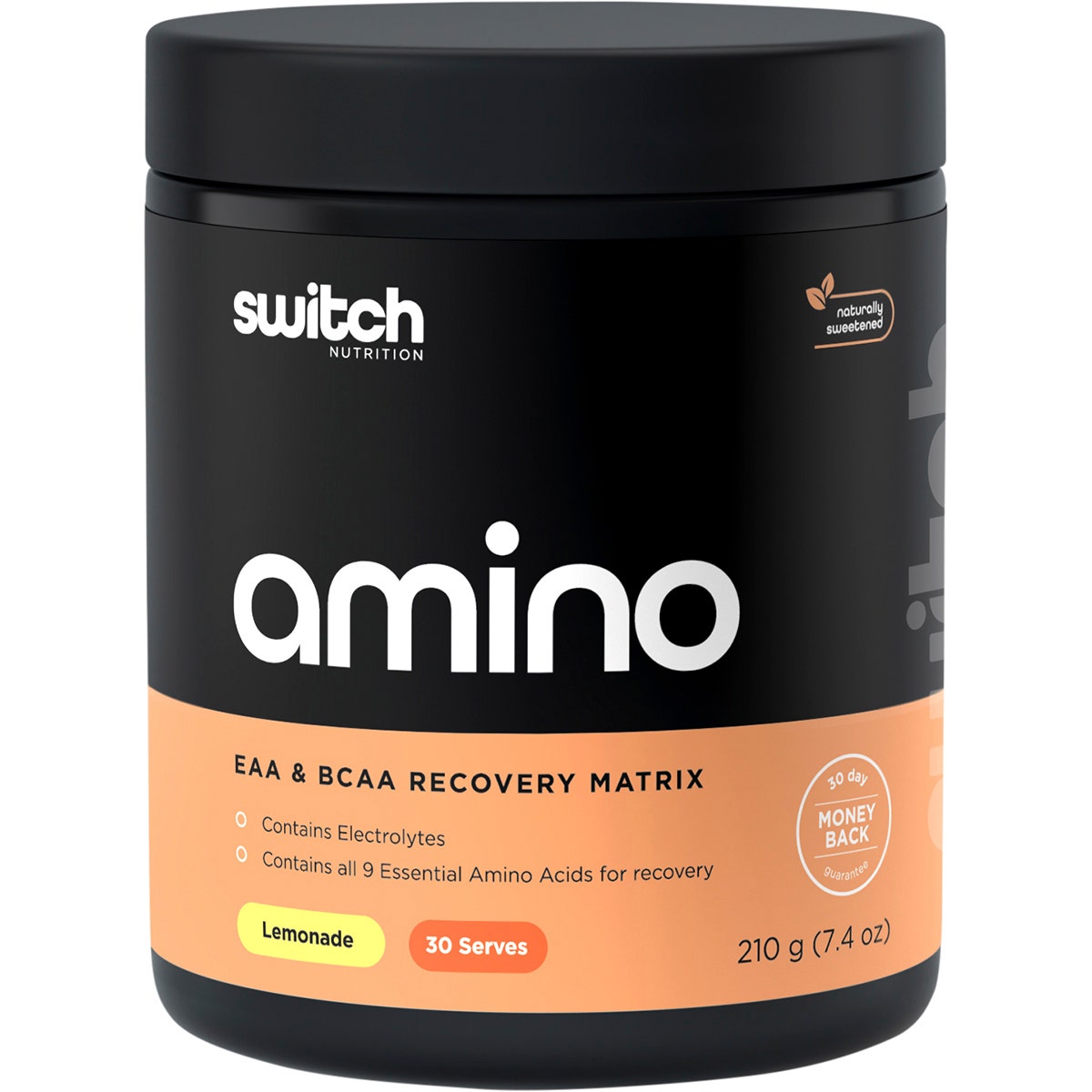 SWITCH NUTRITION Amino EAA & BCAA Electrolyte Recovery Lemonade 210g Switch Nutrition