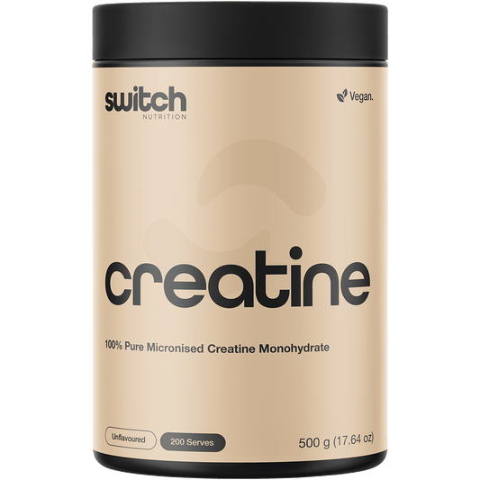 SWITCH NUTRITION Creatine 100% Pure Monohydrate Unflavoured 500g Switch Nutrition