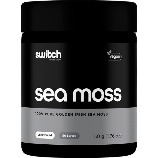 SWITCH NUTRITION Sea Moss 100% Pure Golden Irish Sea Moss 50g - Cutprice Online