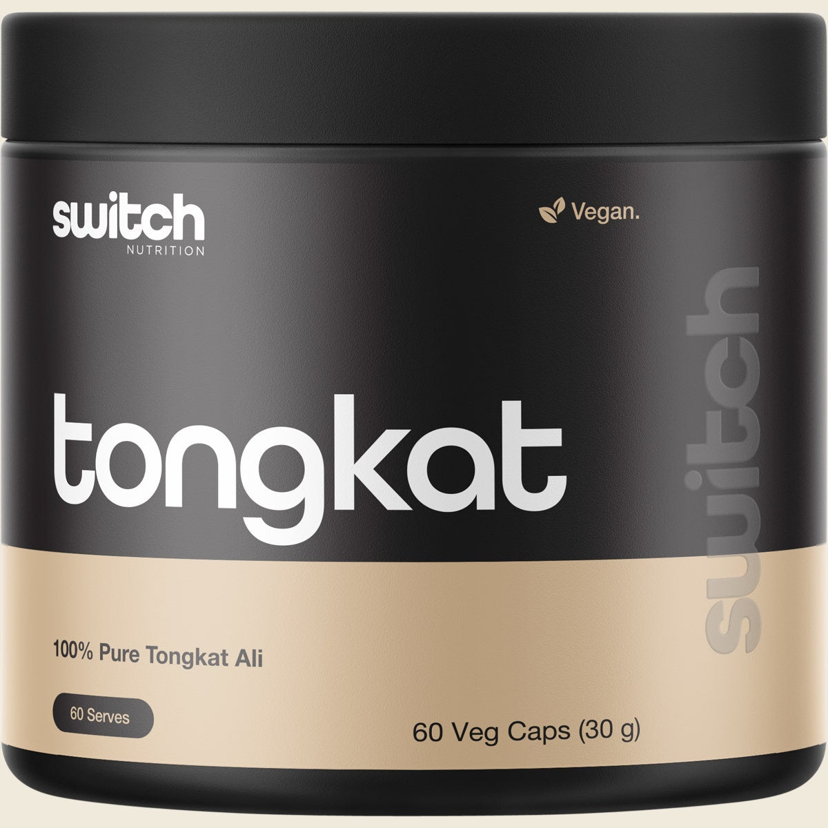 SWITCH NUTRITION Tongkat Ali 100% Pure Tongkat Ali 60 Caps - Cutprice Online