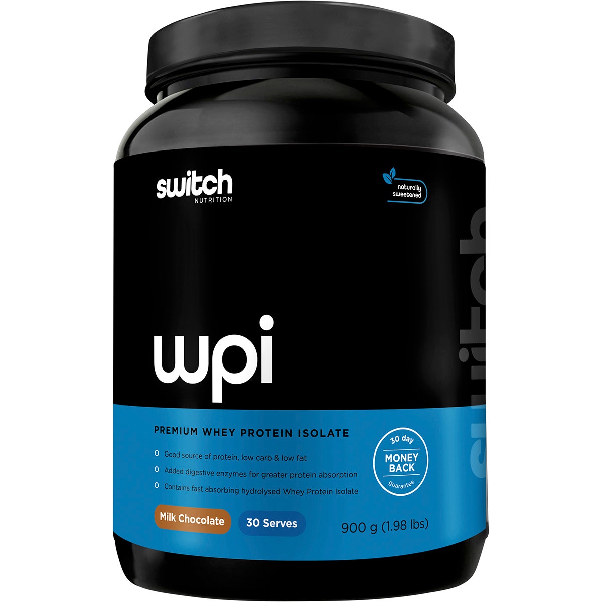 SWITCH NUTRITION WPI Premium Whey Protein Isolate Milk Chocolate 900g Switch Nutrition