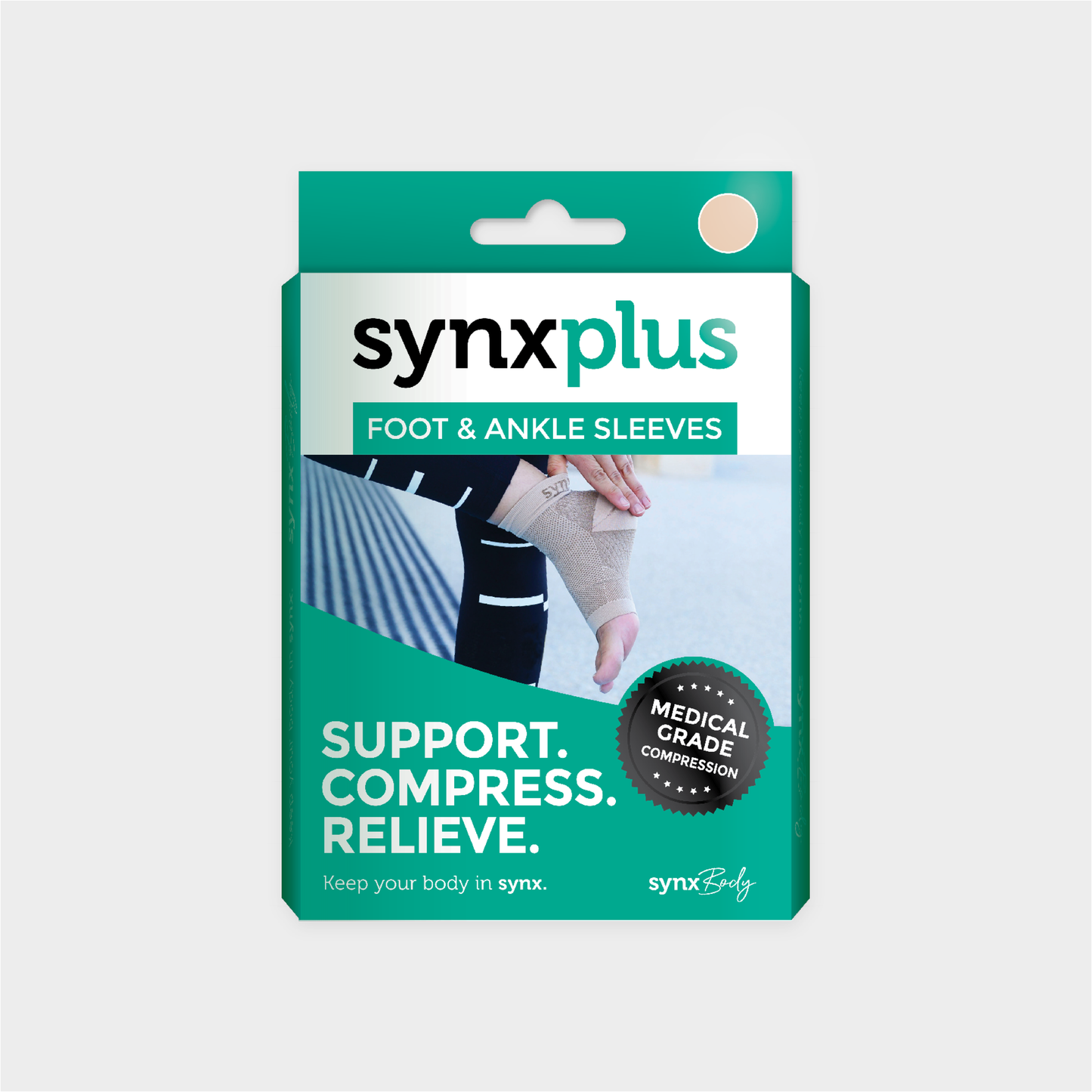SYNXPLUS FOOT ANKLE SLEEVE LARGE - Cutprice Online
