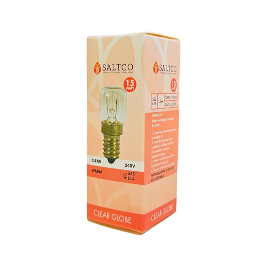 SaltCo Salt Crystal Lamp 240V 15W Light Globe - Cutprice Online