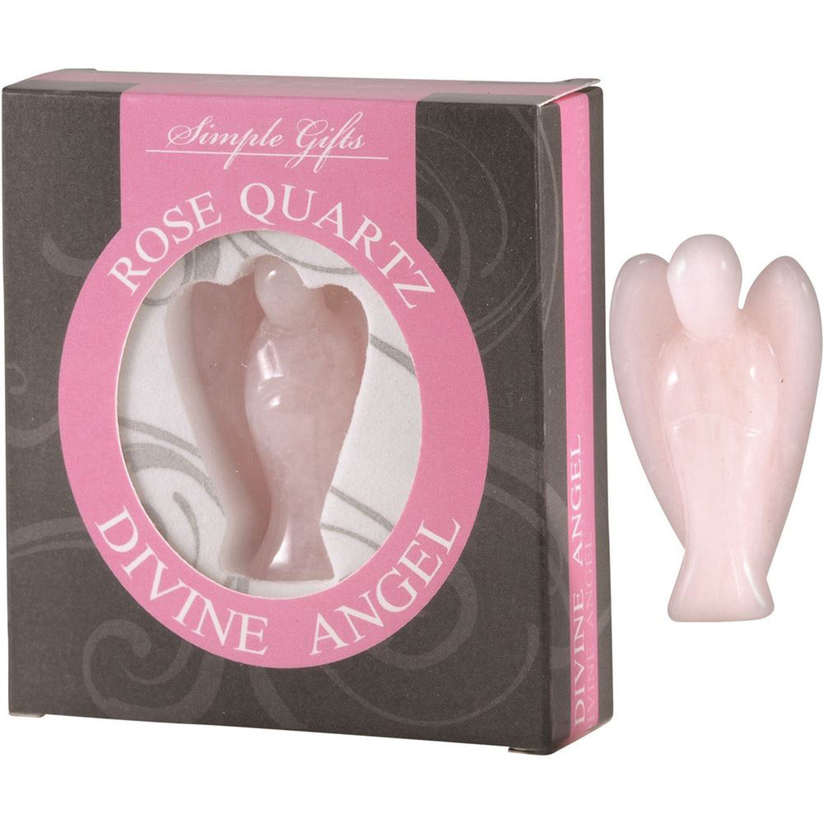 SaltCo Divine Angel Rose Quartz 5cm - Cutprice Online