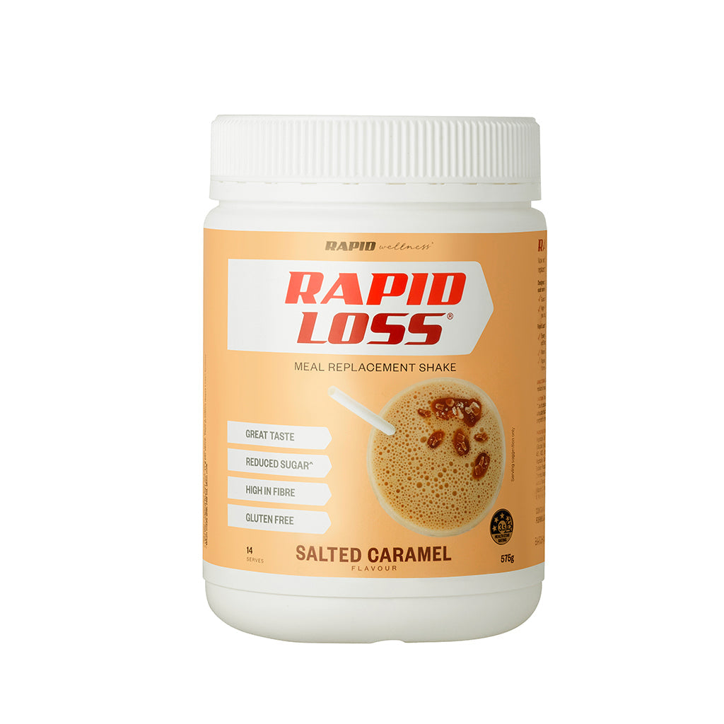 RAPID LOSS Salted Caramel Meal Replacement Shake 575g - Cutprice Online