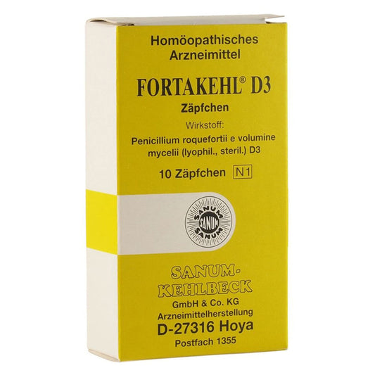 Sanum Fortakehl 6X (D3)Suppositories x 10 Pack - Cutprice Online