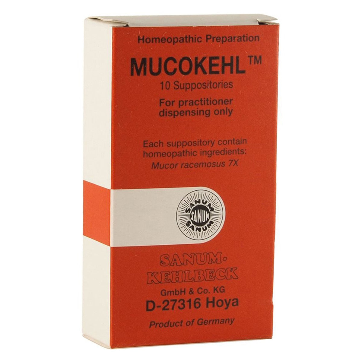 Sanum Mucokehl 7x Suppositories x 10 Pack - Cutprice Online