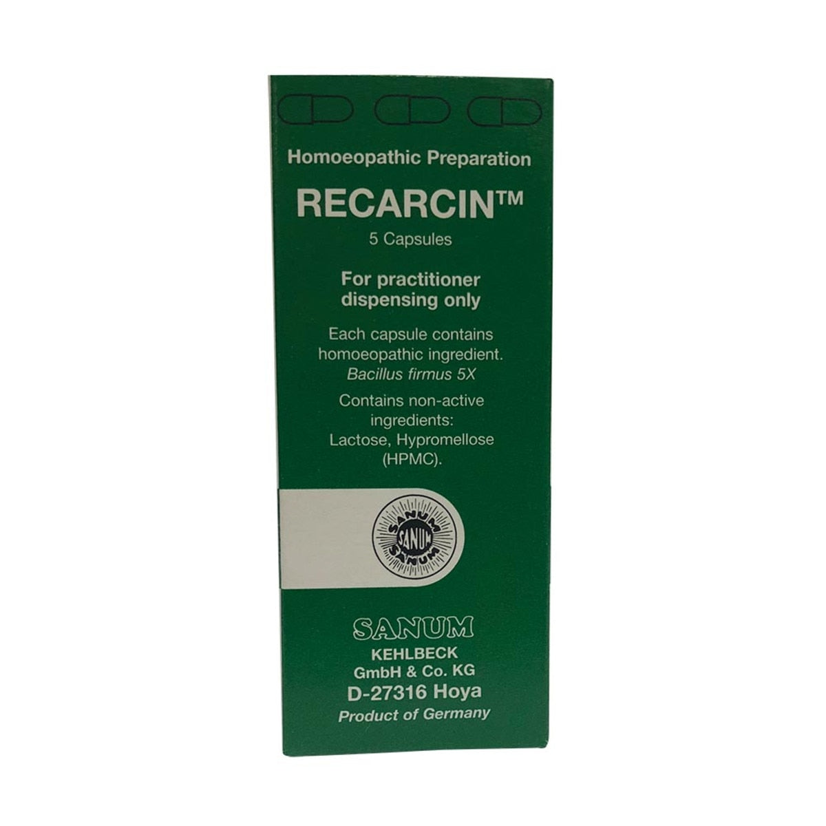 Sanum Recarcin 5x 5c - Cutprice Online