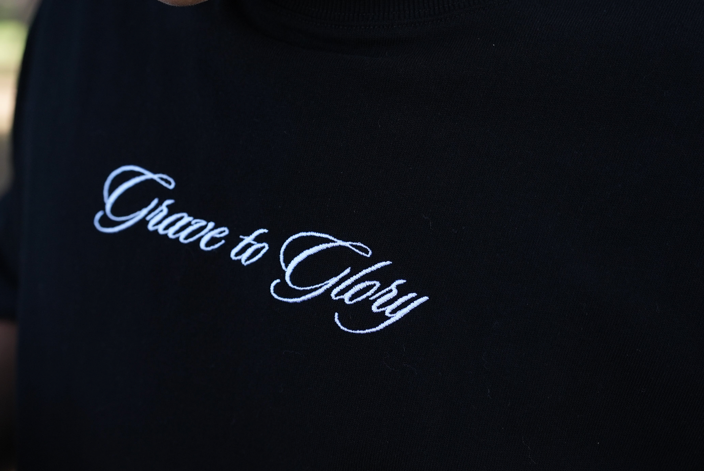 GOSPEL APPAREL - BLACK GRAVE TO GLORY BOXY T-SHIRT