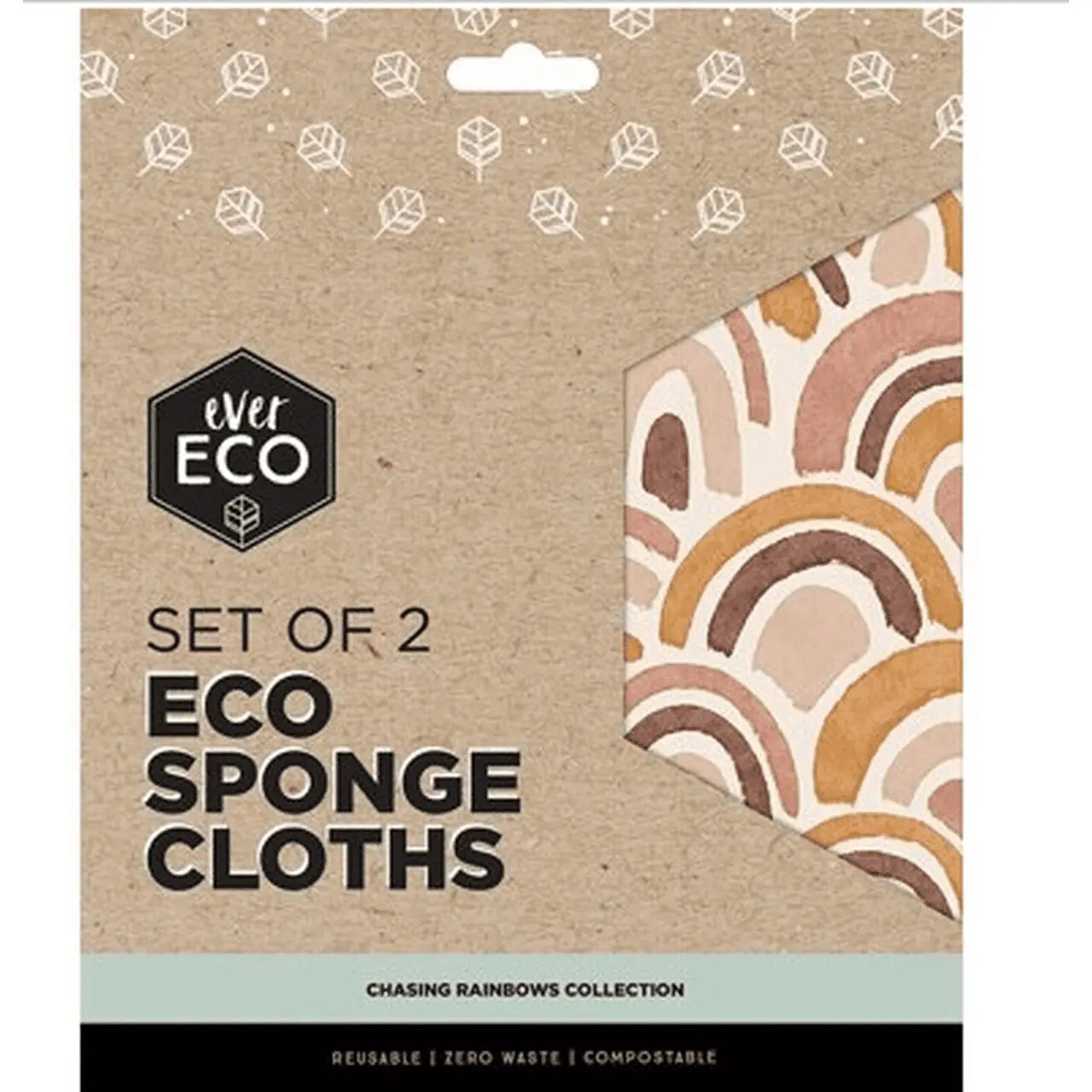 EVER ECO Eco Sponge Cloths Chasing Rainbows Collection 2 EVER ECO