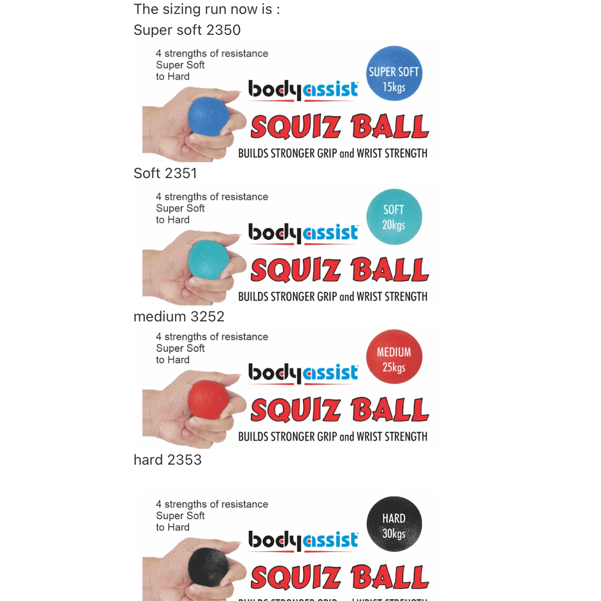 Body Assist Squiz Ball - Cutprice Online