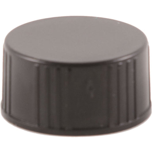 Screw Cap Plain Black 20mm - Cutprice Online
