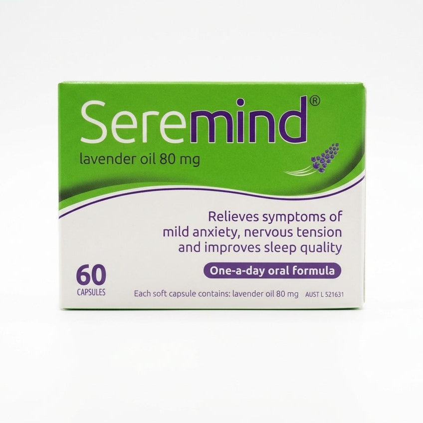 Seremind 80mg Lavender Oil 60 Capsules