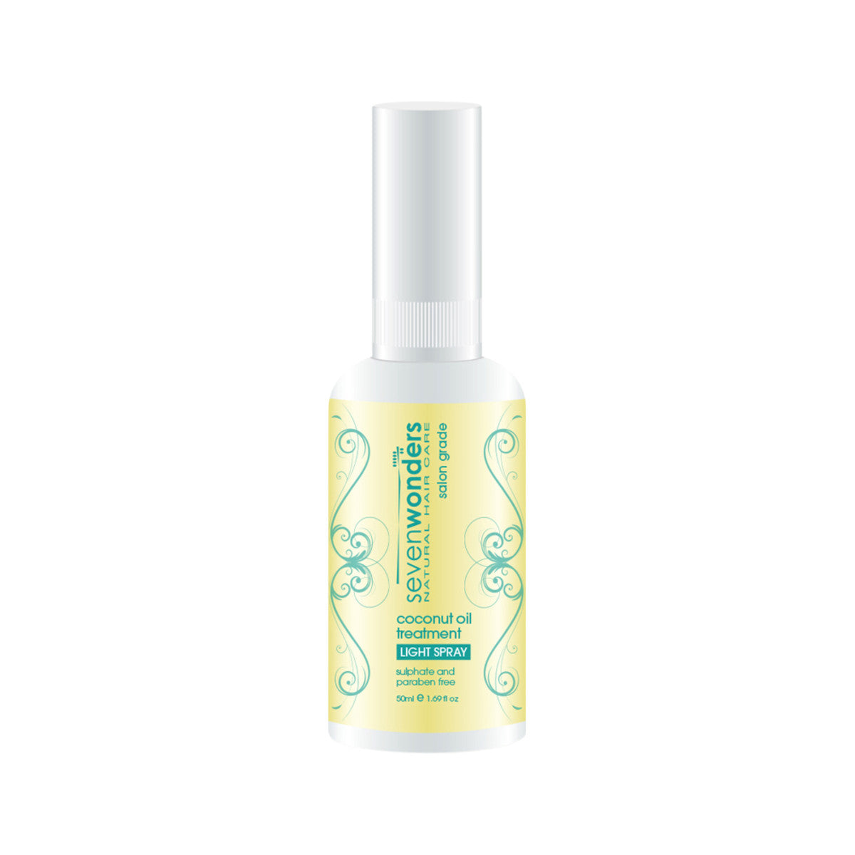 Seven Wonders Natural Hair Care Coconut Oil Treatment Light Spray 50ml - Cutprice Online