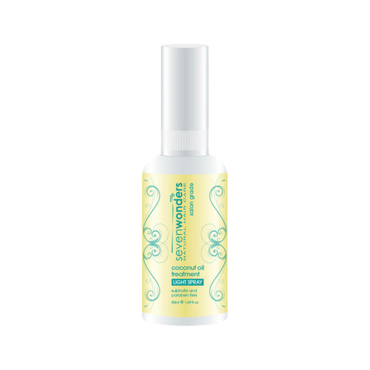 Seven Wonders Natural Hair Care Coconut Oil Treatment Light Spray 50ml - Cutprice Online