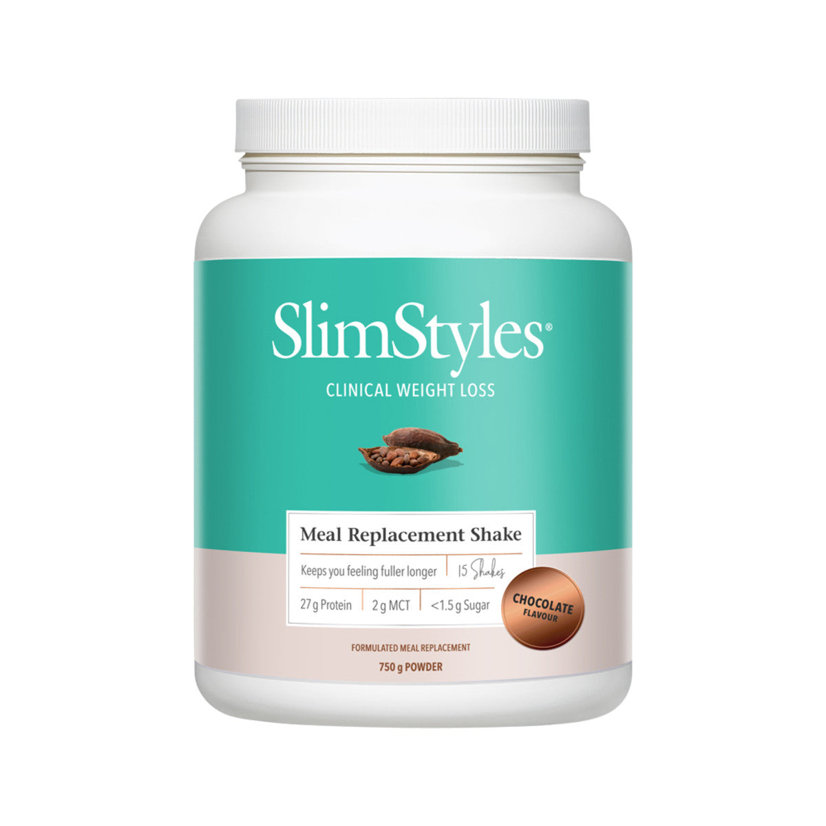 SlimStyles (Clinical Weight Loss) Meal Replacement Shake Chocolate 750g - Cutprice Online
