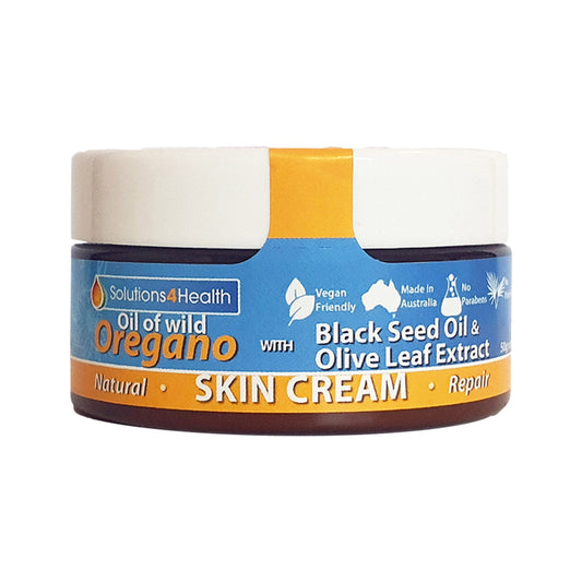 Solutions 4 Health Oil of Wild Oregano, Black Seed Oil & Olive Leaf Extract Skin Cream 50g - Cutprice Online