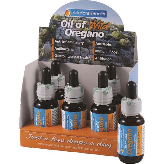 Solutions 4 Health Organic Oil of Wild Oregano 25ml(Pack of 6) - Cutprice Online
