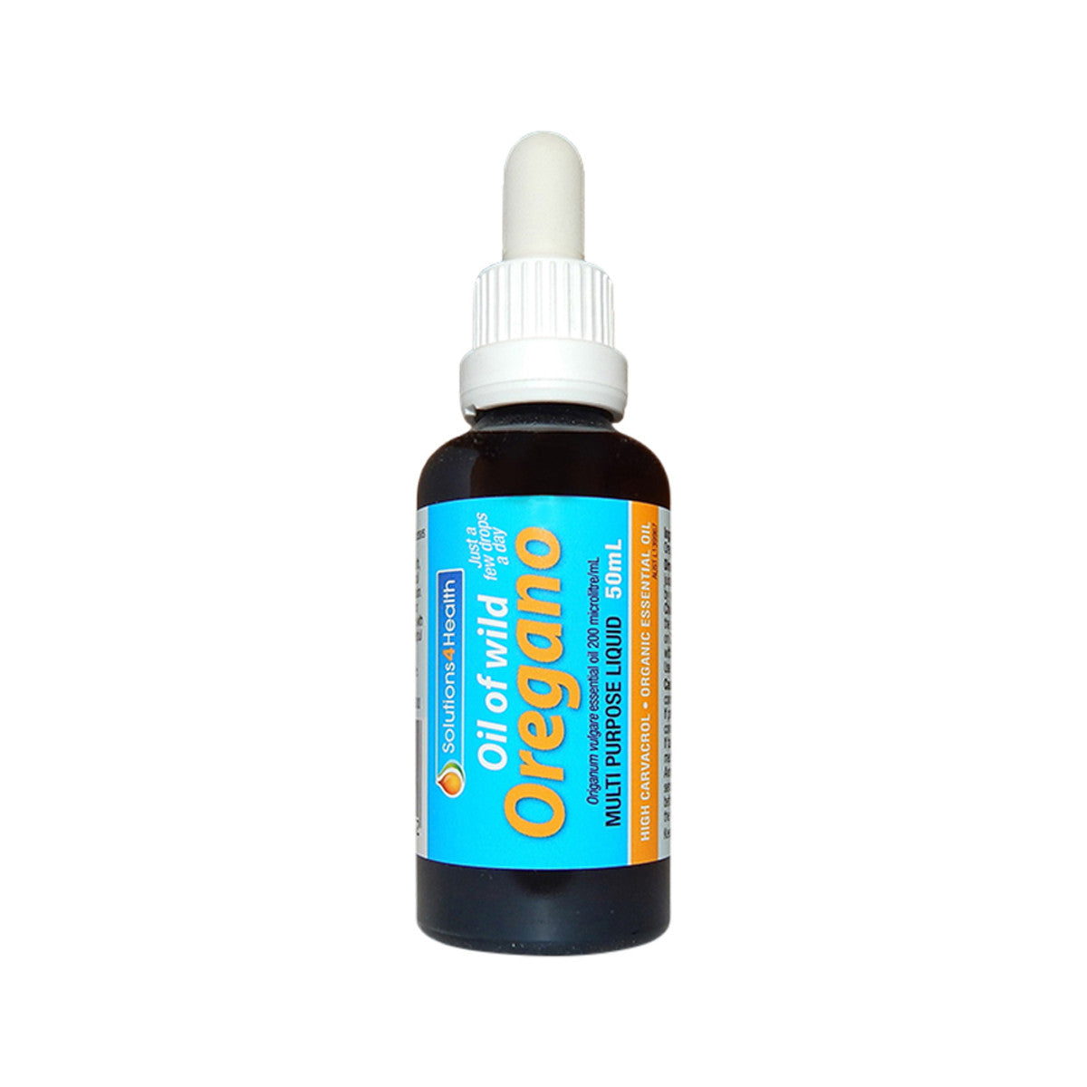 Solutions 4 Health Organic Oil of Wild Oregano 50ml - Cutprice Online