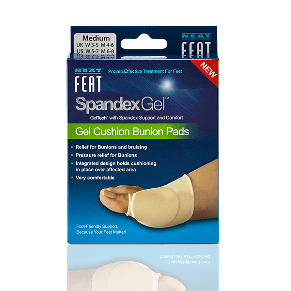 Neat Feat Spandex Gel Cushion Bunion Pads Medium - Cutprice Online
