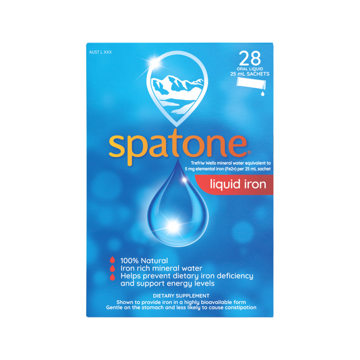 Spatone Liquid Iron Supplement Sachets 25ml x 28 Pack - Cutprice Online