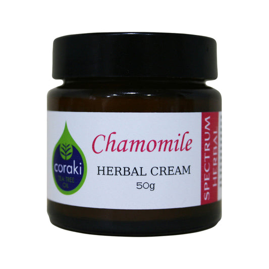 Spectrum Herbal Herbal Cream Chamomile with Coraki Tea Tree Oil 50g - Cutprice Online