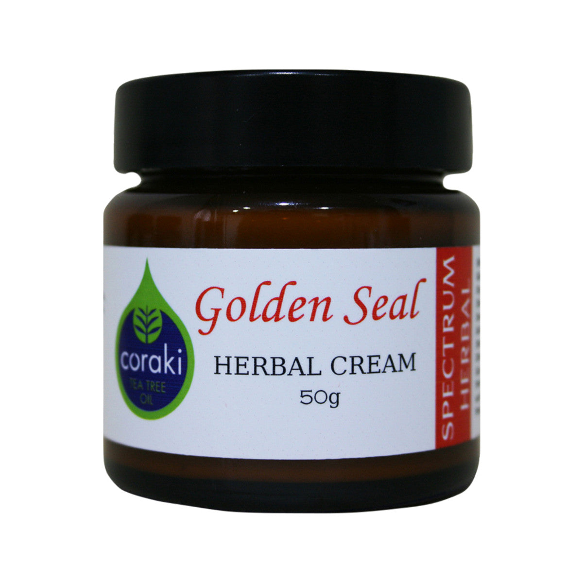 Spectrum Herbal Herbal Cream Golden Seal with Coraki Tea Tree Oil 50g - Cutprice Online