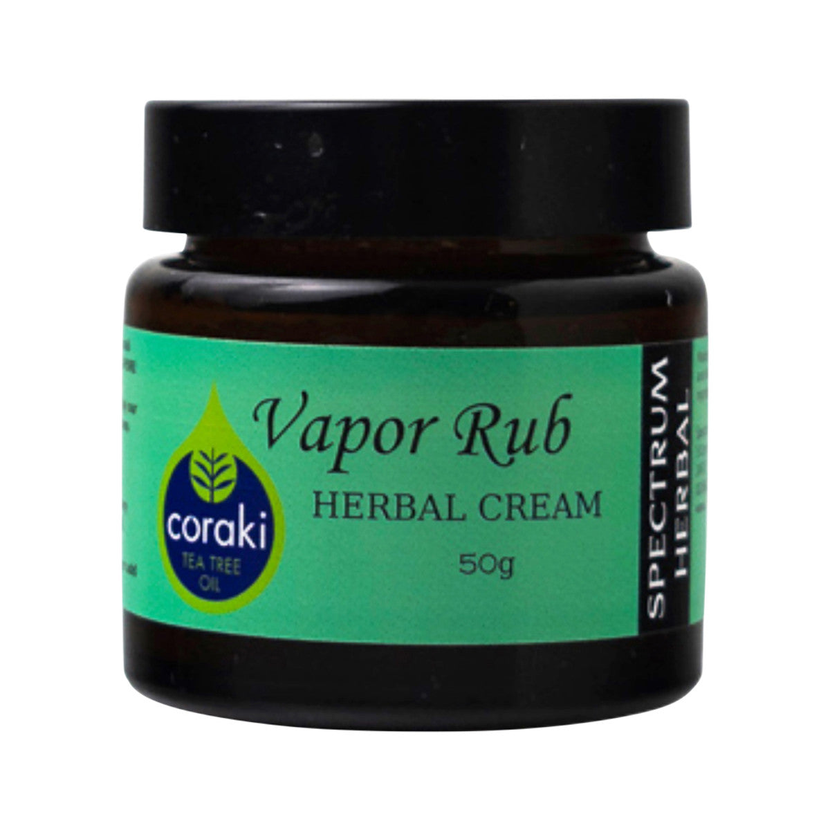 Spectrum Herbal Herbal Cream Vapor Rub with Coraki Tea Tree Oil 50g - Cutprice Online