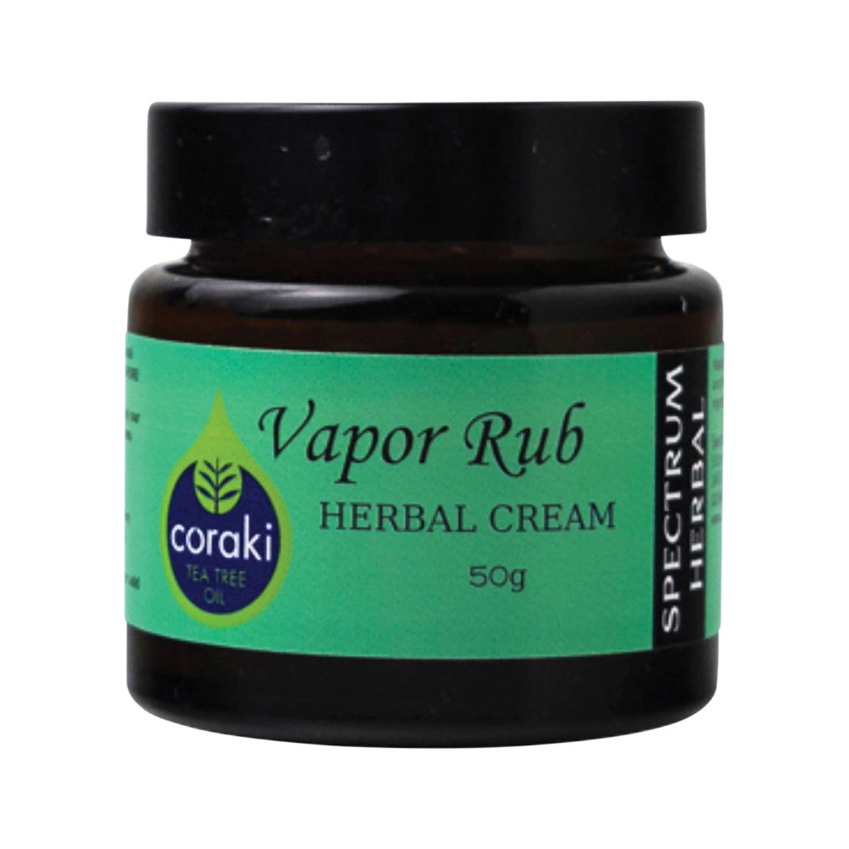 Spectrum Herbal Herbal Cream Vapor Rub with Coraki Tea Tree Oil 50g - Cutprice Online