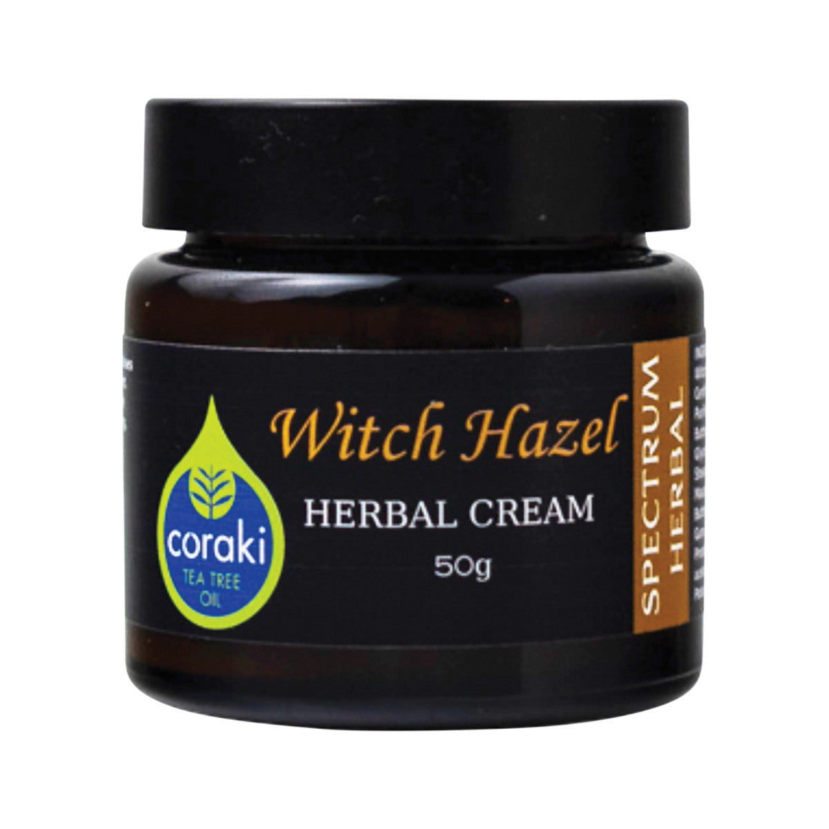 Spectrum Herbal Herbal Cream Witch Hazel with Coraki Tea Tree Oil 50g - Cutprice Online