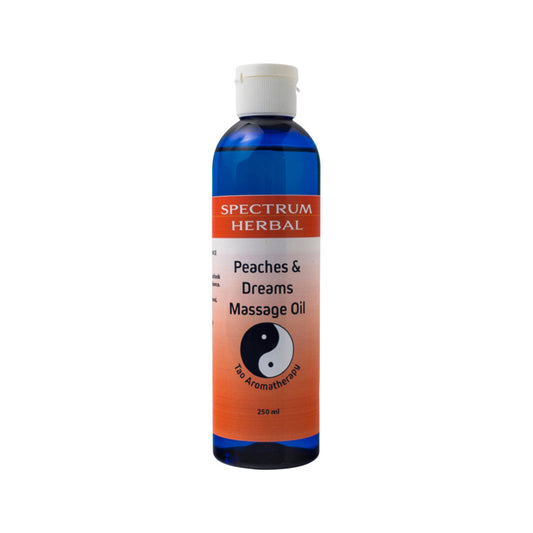 Spectrum Herbal Tao Aromatherapy Massage Oil Peaches & Dreams 250ml - Cutprice Online