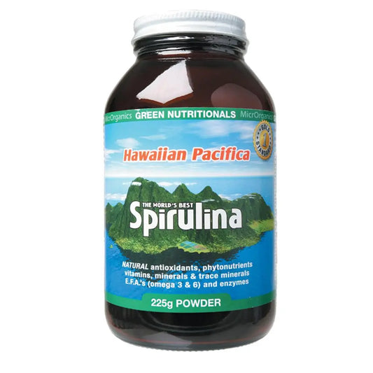 GREEN NUTRITIONALS Hawaiian Pacifica Spirulina Powder 225g GREEN NUTRITIONALS