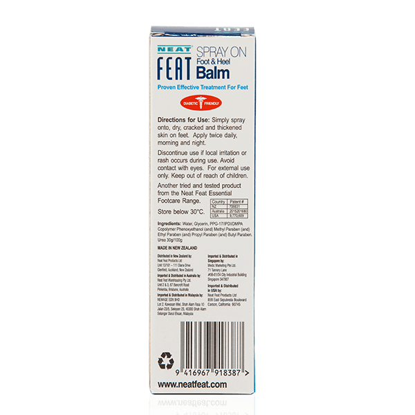 Neat Feat Cool Foot Spray 125ml - Cutprice Online
