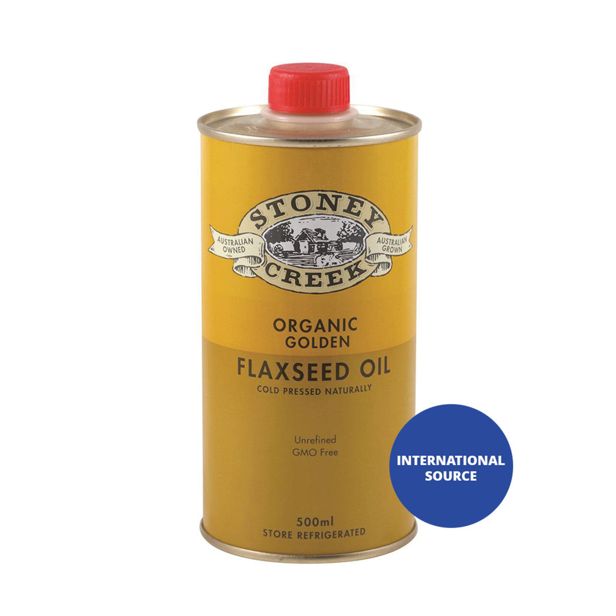 Stoney Creek Organic Flaxseed Oil Golden 500ml - Cutprice Online