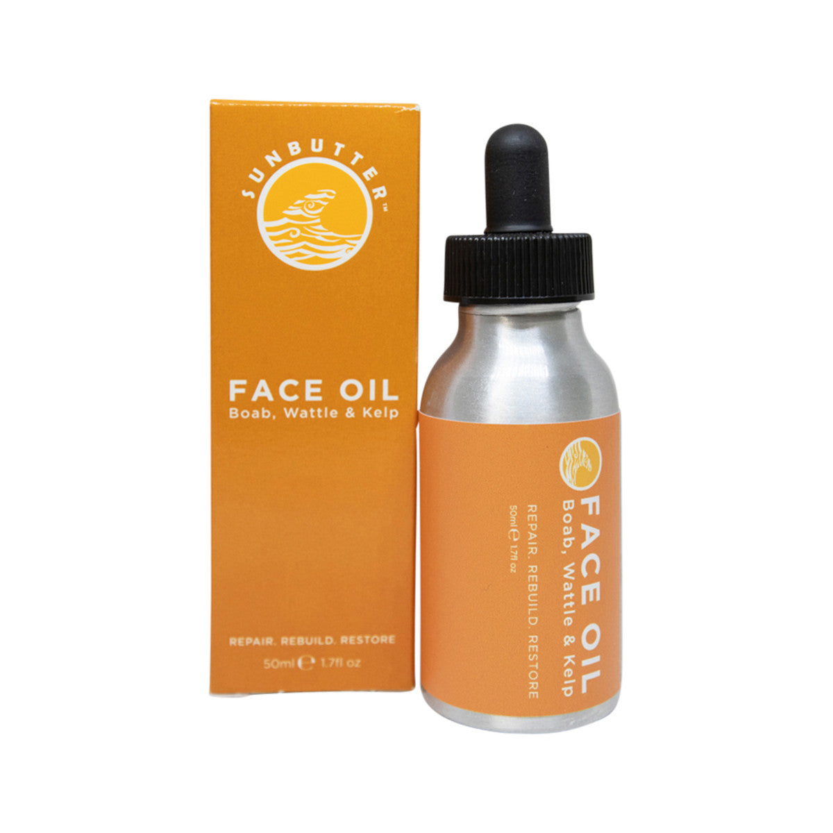 SunButter Skincare Nourishing Face Oil (Boab, Wattle & Kelp) 50ml - Cutprice Online
