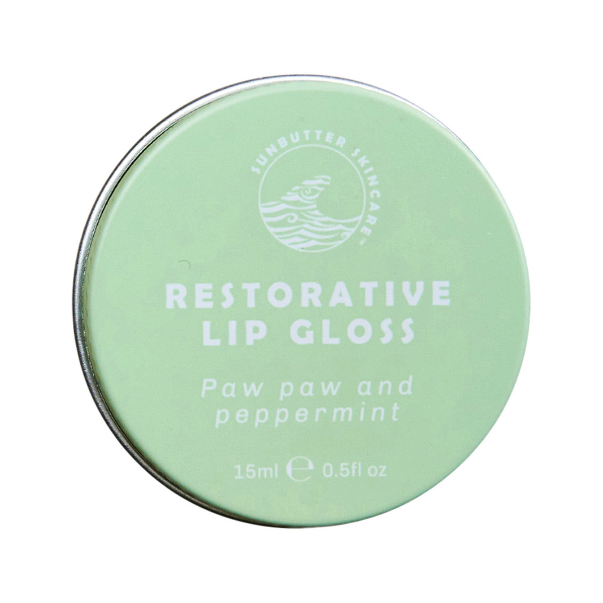 SunButter Skincare Lip Gloss Restorative Paw Paw and Peppermint 15ml - Cutprice Online